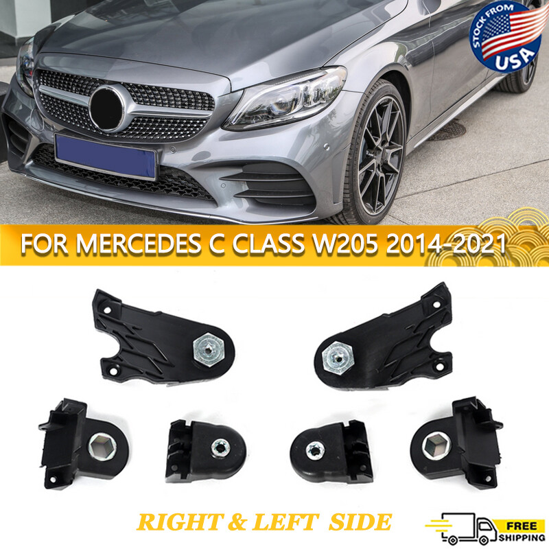 6pcs/Set Front Headlight Bracket Repair Kit For Mercedes C CLASS W205 2014-2021