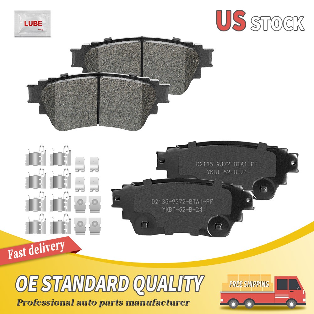 Rear Ceramic Brake Pad Set For Mitsubishi Eclipse Cross Outlander Outlander PHEV