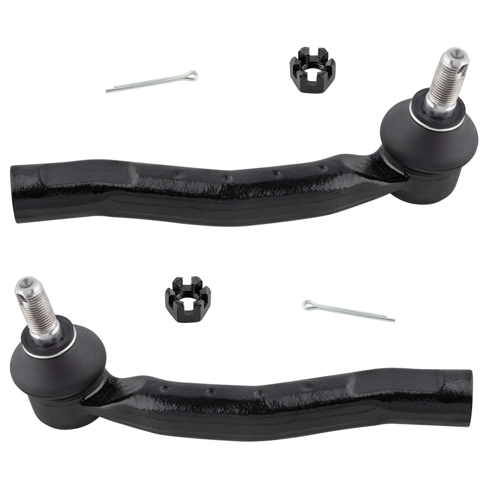 2x Front Left&Right Outer Tie Rods for 2006 2007-2014 Toyota Yaris Prius C