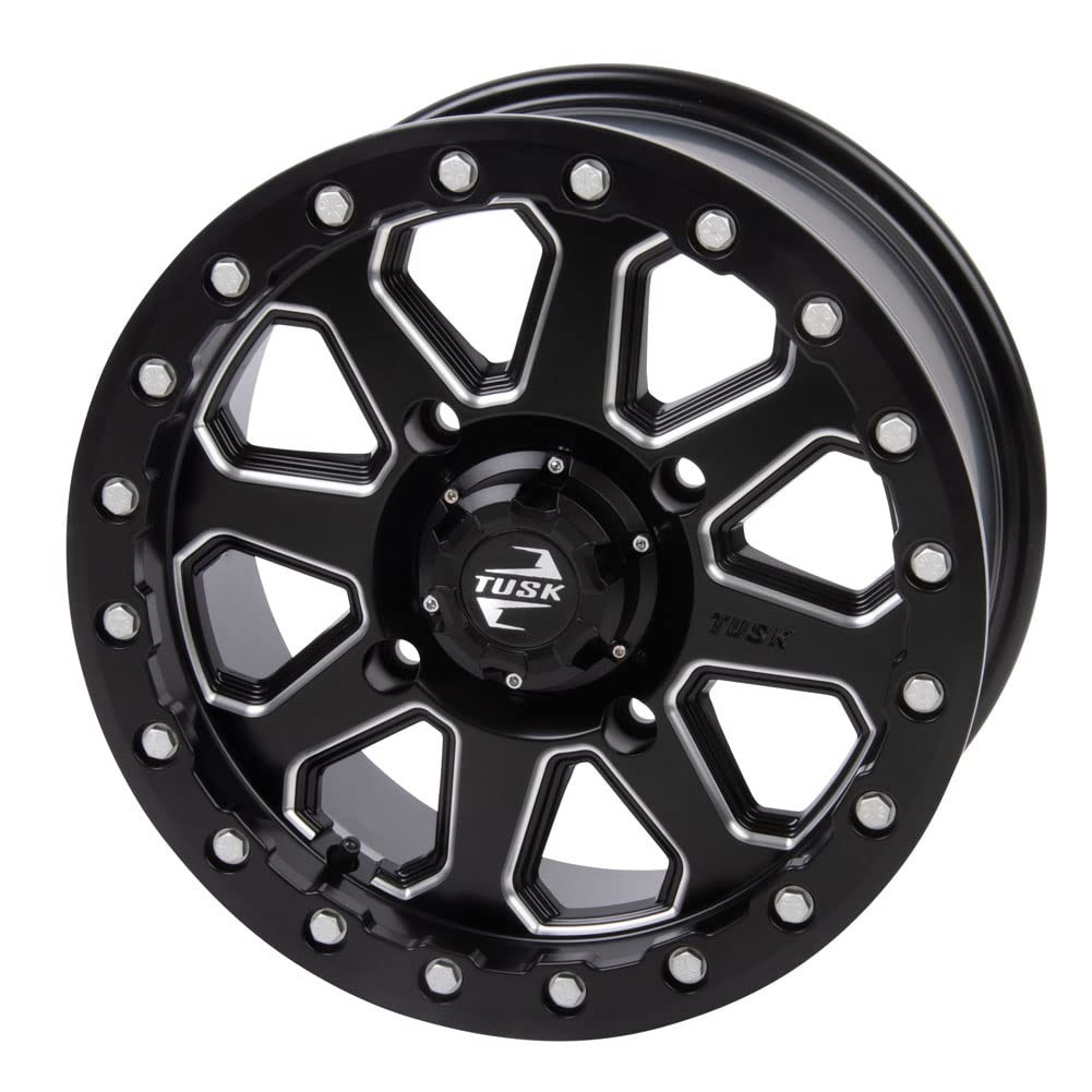 4/156 Tusk 2012070030-2ec003 Uinta Beadlock Wheel 15×7 4.0 + 3.0 Milled/Black
