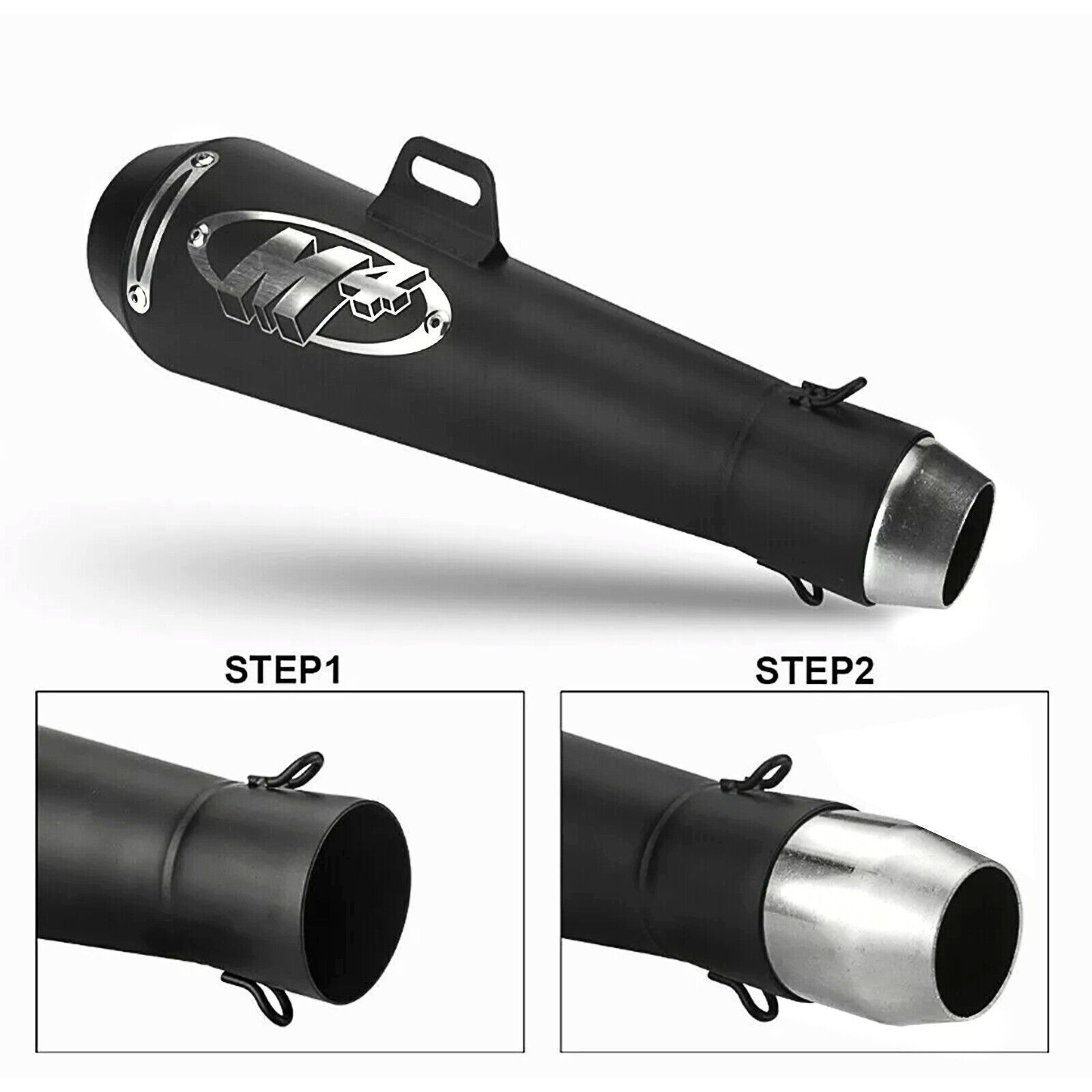 Motorcycle Exhaust Muffler Universal DB Killer Slip-On M4 for GSXR 750 YZF R6