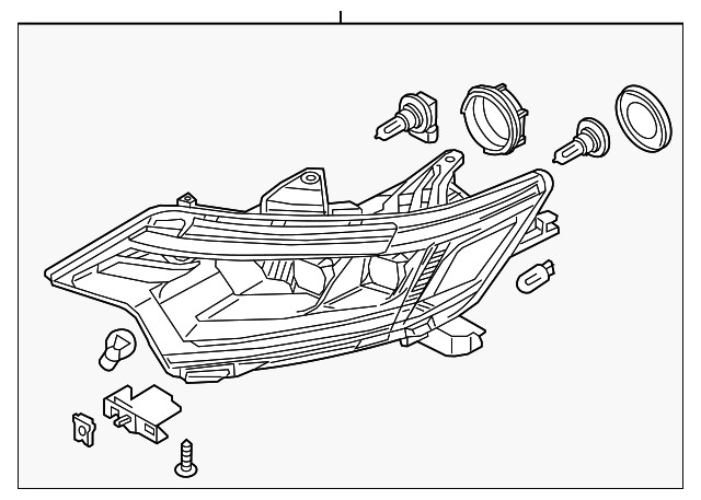 Genuine Mitsubishi Composite Assembly 8301C980