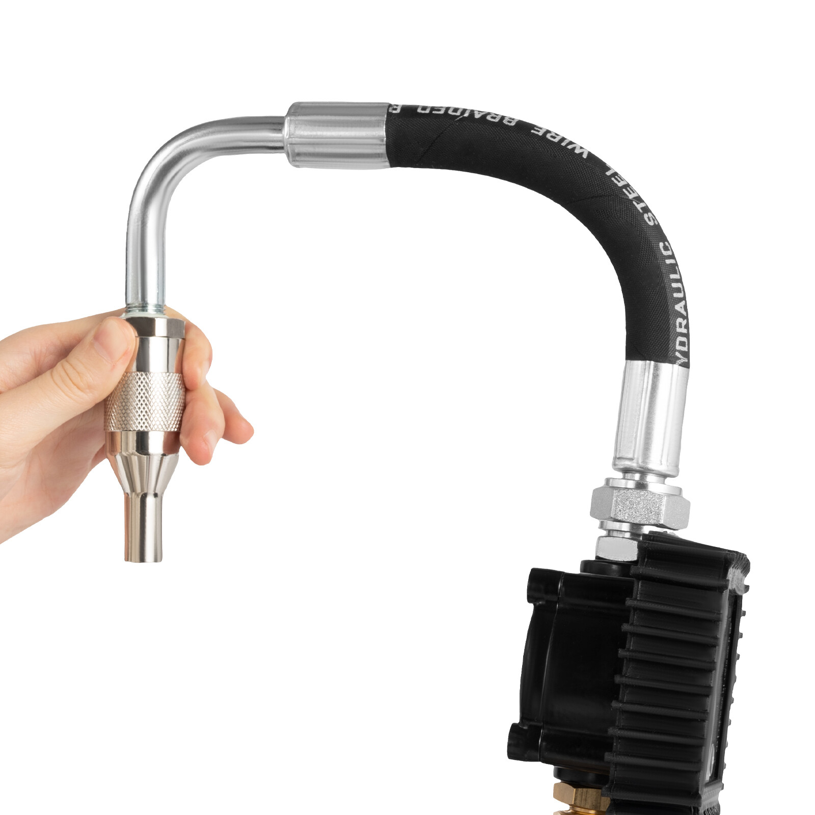 Electronic Oil Gauge Gun Digital Oil Control Valve Meter Nozzle Refueling Gun