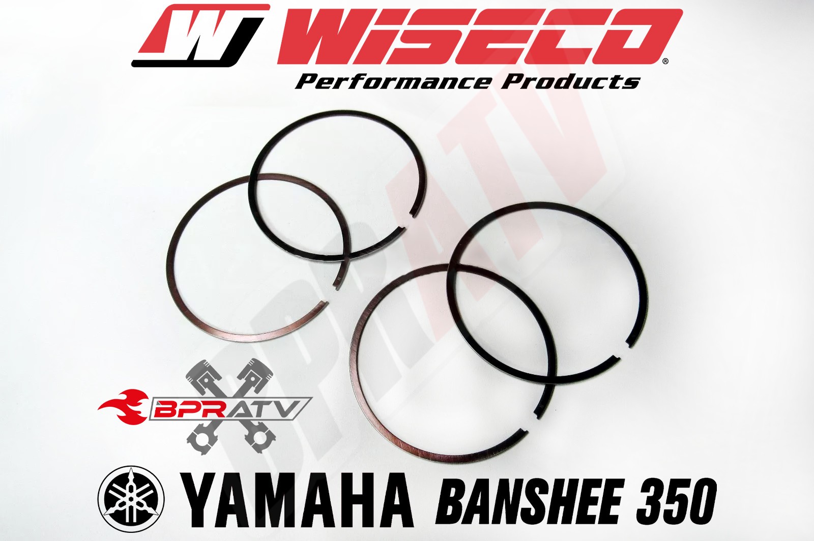 Banshee 64mm Stock Standard Bore Wiseco Pro Lite Pistons Bearings & Gaskets Kit