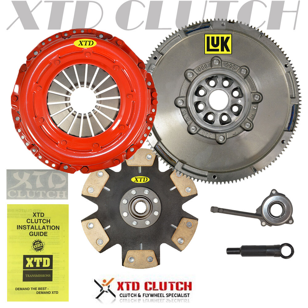 XTD STAGE 3 CLUTCH & LUK OEM FLYWHEEL KIT JETTA GOLF TT BEETLE 1.8T 6 SPEED