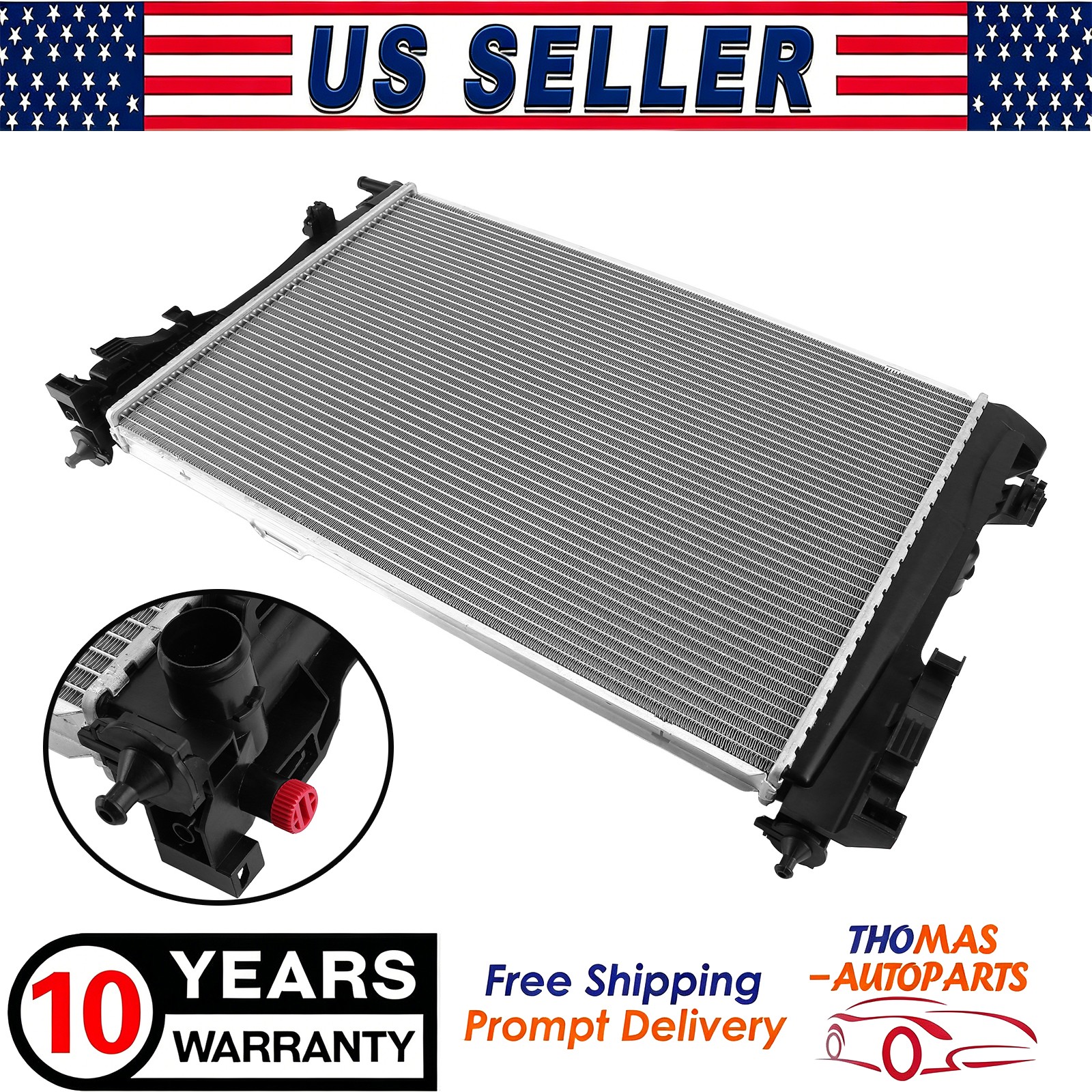 Radiator For 2014-2017 Mercedes CLA250 GLA250 CLA45 AMG GLA45 L4 2.0L 2465001403