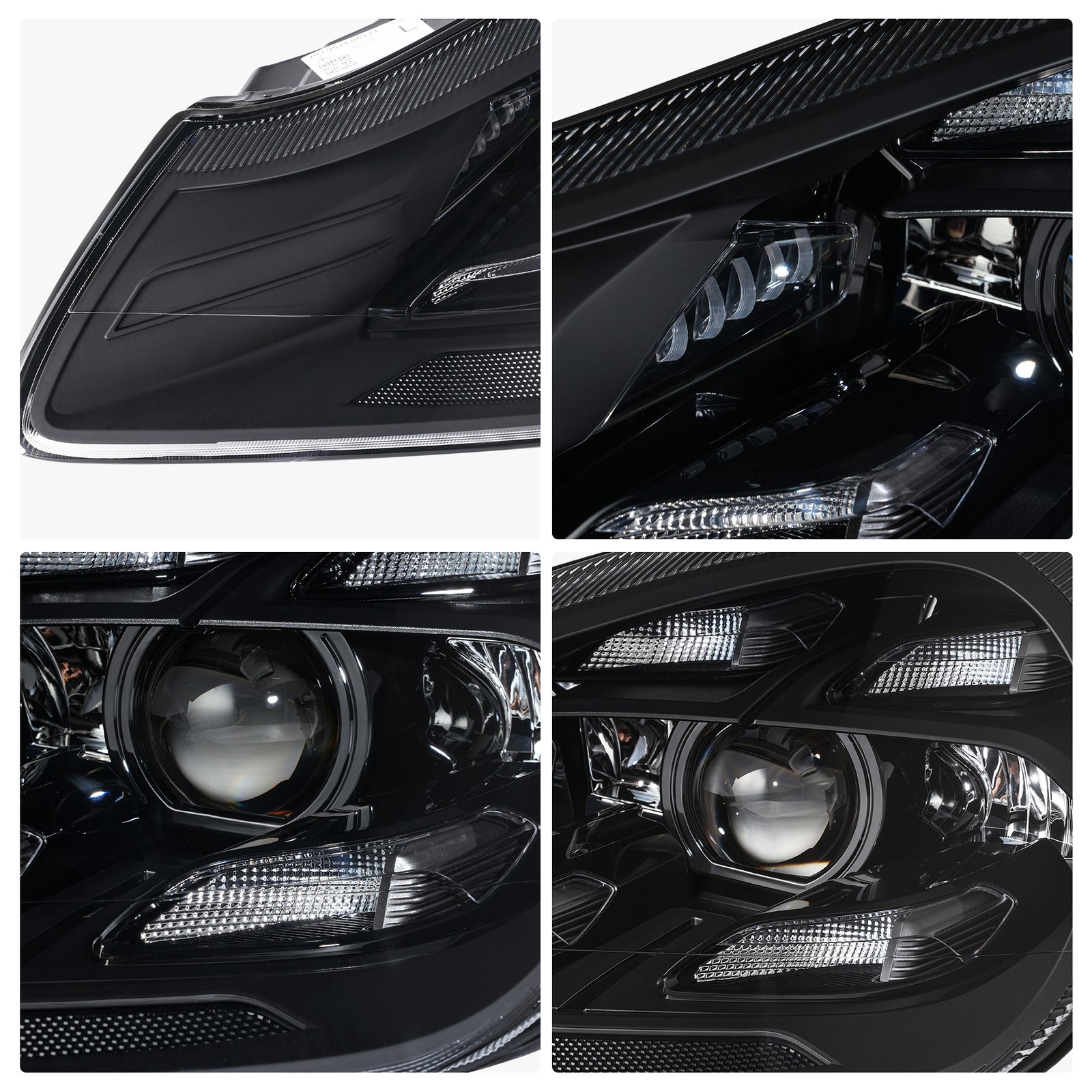 VRC 2023 style LED Headlights For 2007-2010 Porsche Cayenne 957 original PDLS US