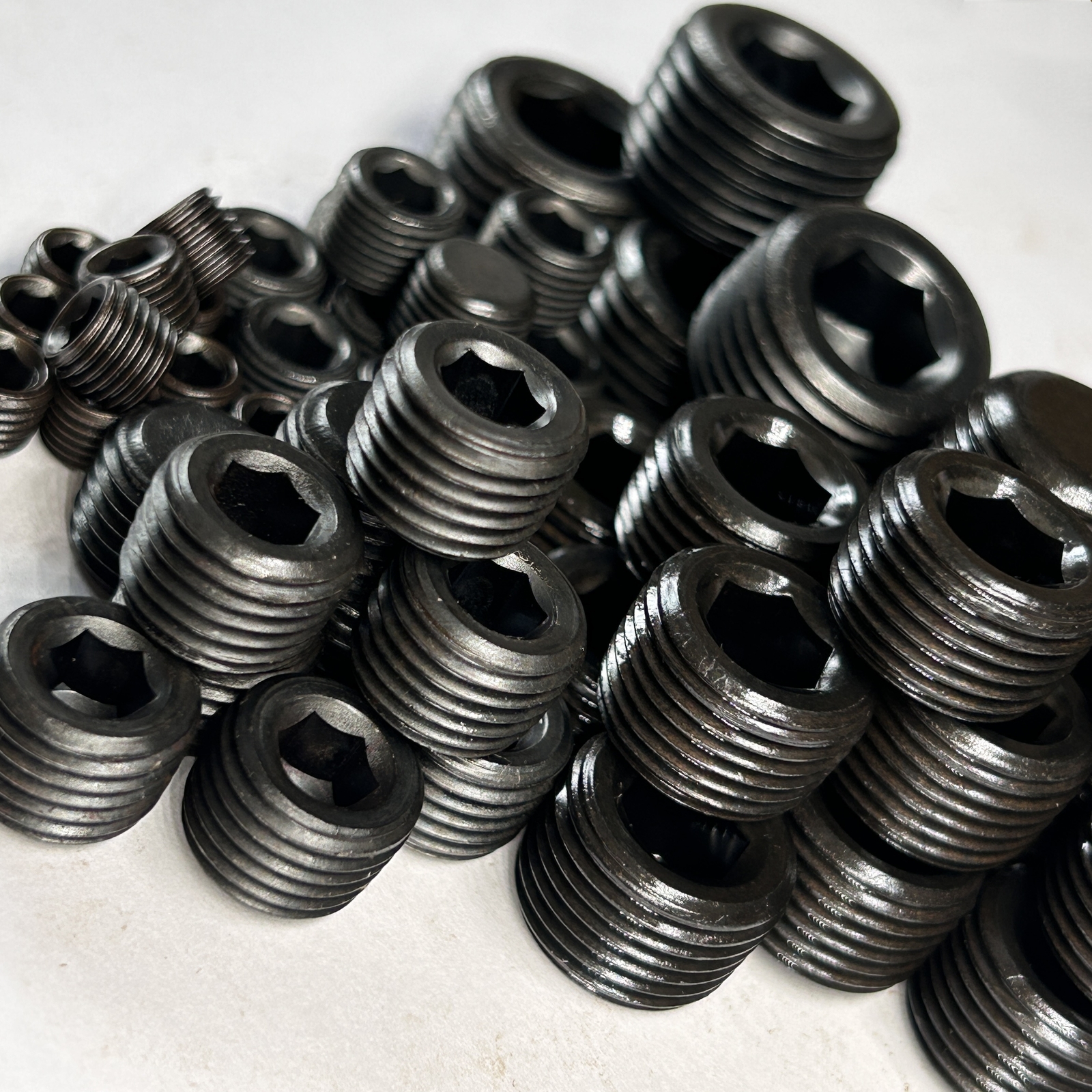 55pcs NPT Pipe Plug Set Assortment Kit 1/16 1/8″ 1/4″ 3/8″ 1/2″ 3/4″ NPT PLUGS