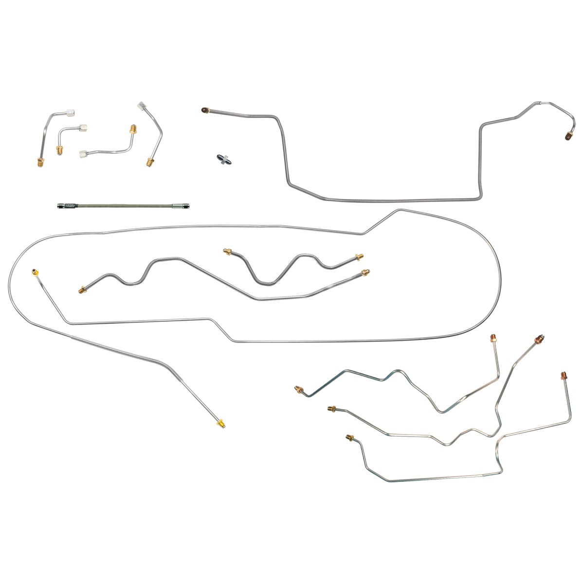 Brake Line Kit Complete Tubes Ext Cab Short Bed 2000-05 Sonoma S10 Stainless