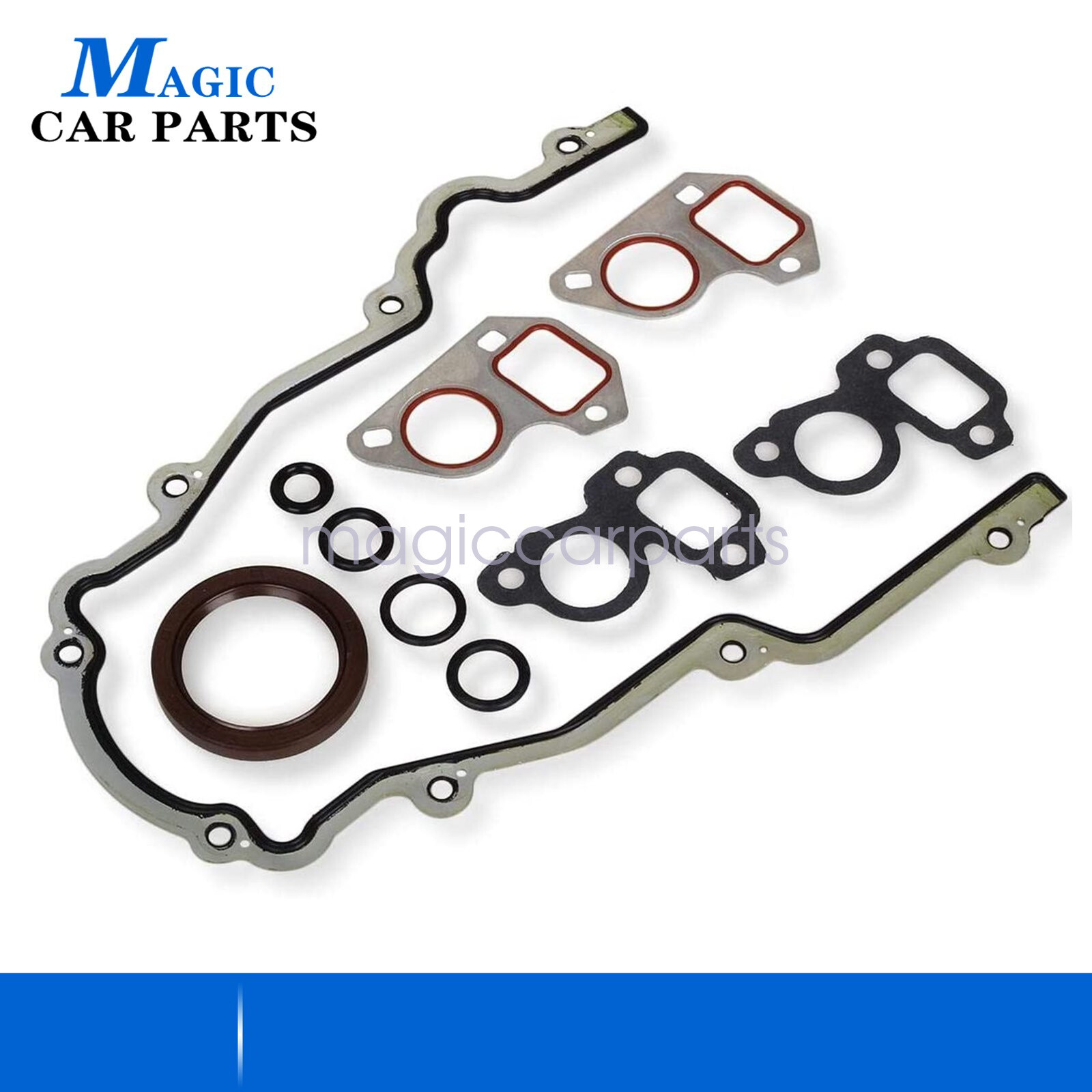 For 1999-2013 Silverado & Sierra 4.8L 5.3L 6.0L Front Timing Cover Gasket Set