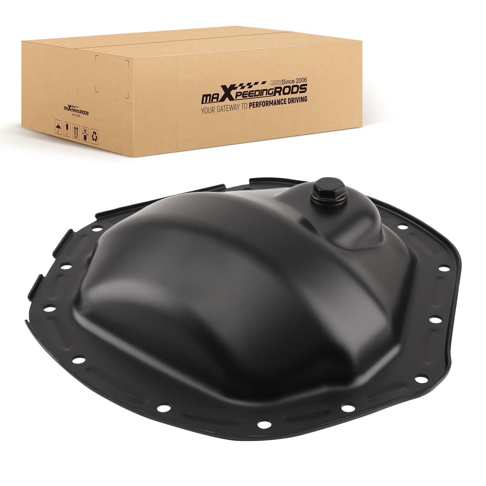 Black Rear Differential Cover for Silverado 2500 2001-2004 12471446 697712