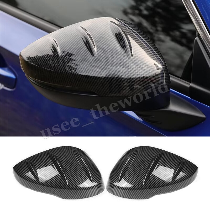 For Honda Civic 2022-2025 Exterior Side Rearview Mirror Cover Cap Glossy Black