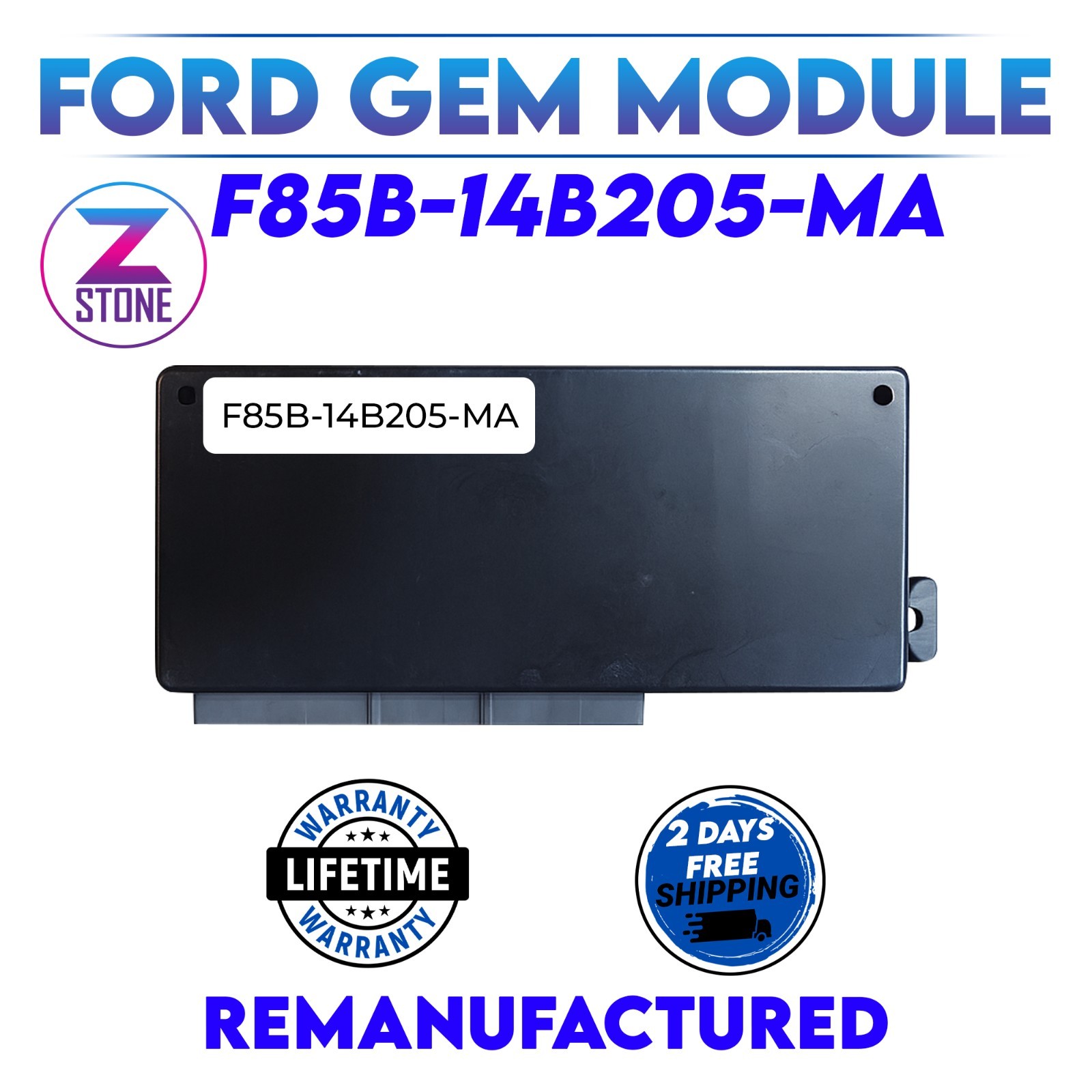 Rebuilt F85B-14B205-MA Ford 1997 1998 F150 Multifunction GEM Body Control Module