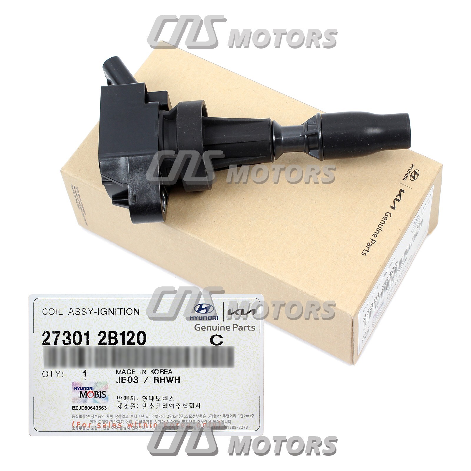 ⭐GENUINE⭐ Ignition Coils for 2015-2023 Hyundai Kia 1.6L Turbo OEM 273012B120