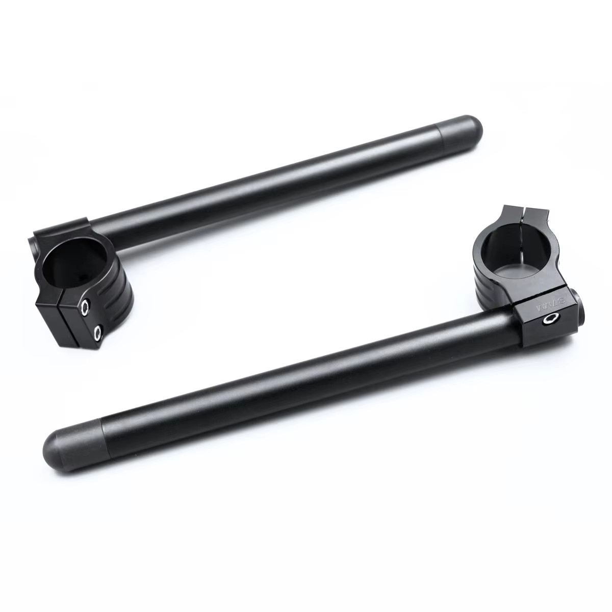 Black Adjustable Clip-On Fork Tube Handlebar Fitfor Yamaha YZF-R7 2022-2026 2023