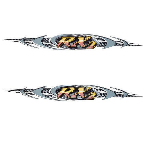 Rinker Extreme 2 OEM Boat Vinyl Decal | 126 x 15 Inch (Set of 2)