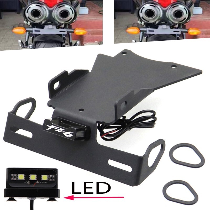 Tail Tidy Fender Eliminator License Plate Holder For YAMAHA FZ6 FZ6S 2004-2010
