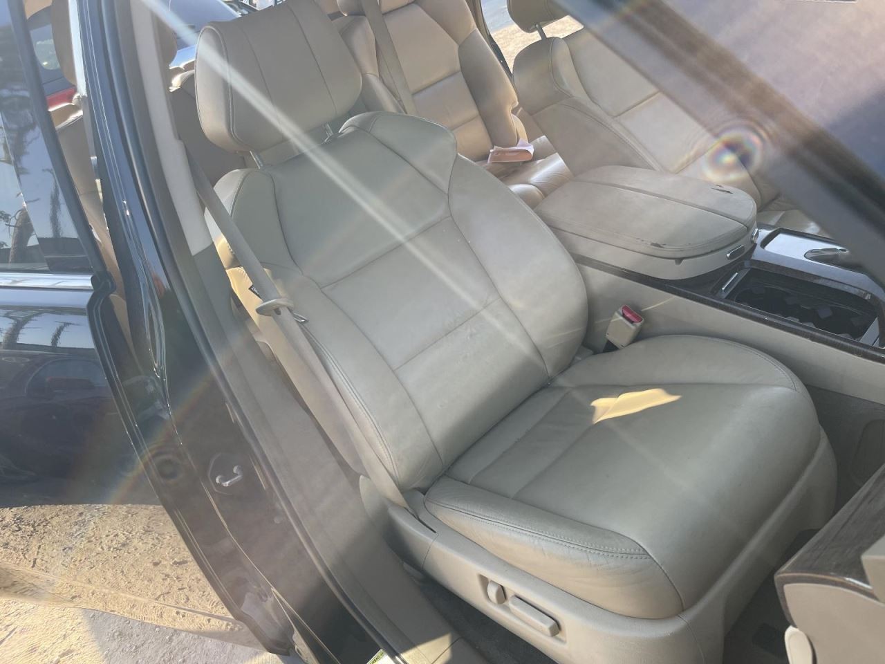 Passenger Front Bucket Seat Leather Electric Fits 10-11 MDX 975061