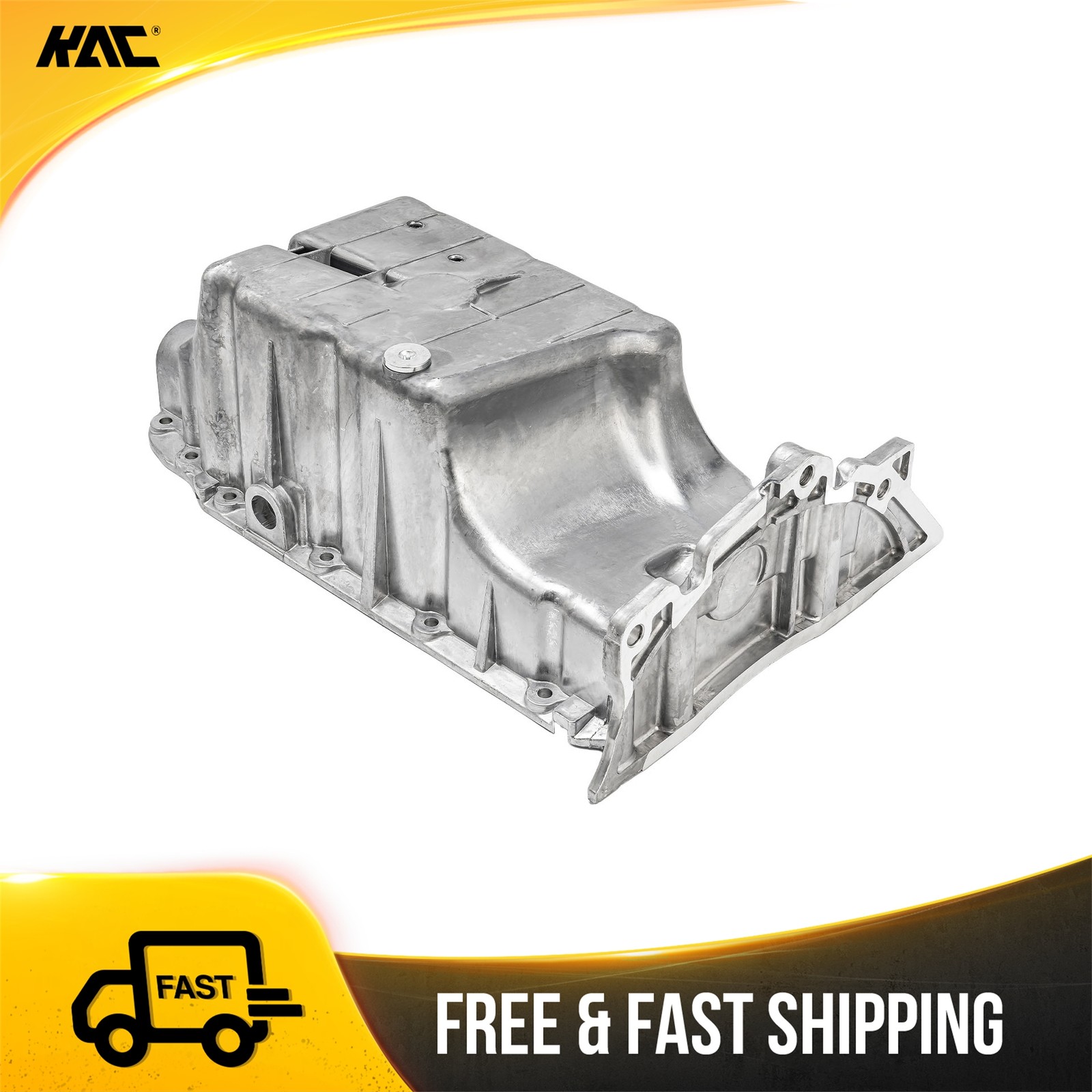Aluminum Oil Pan Fits 2012-2018 Chevrolet Sonic 1.8L and 2011-2015 Cruze 1.8L