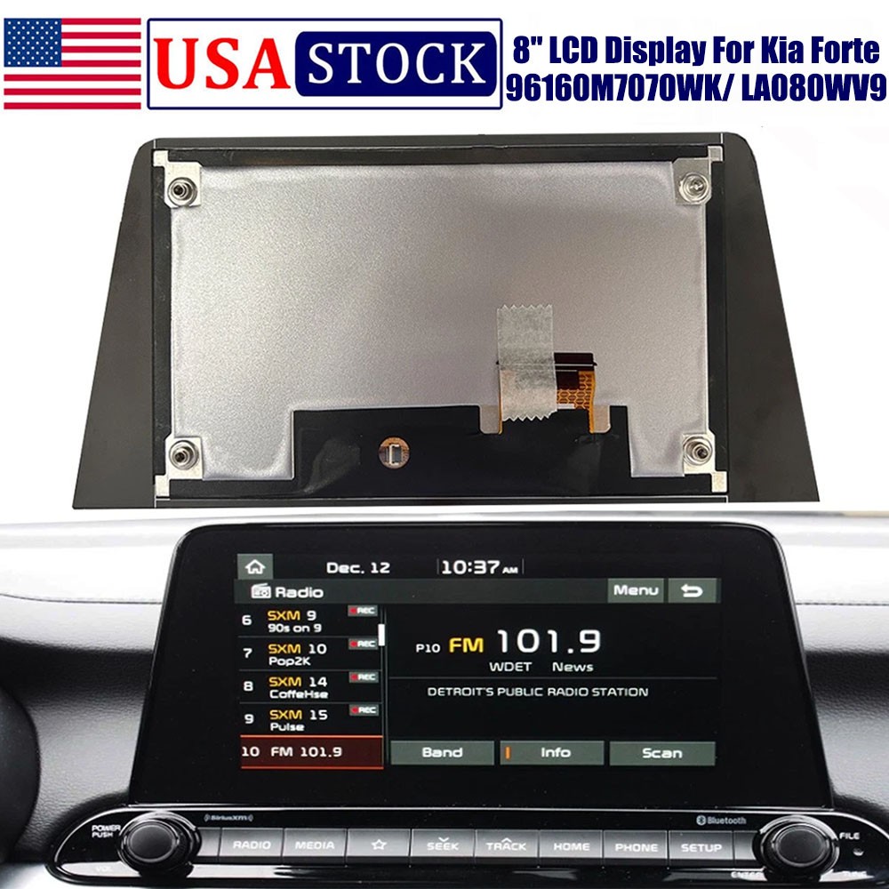 8″ LCD Display Touch Screen For 2019-2021 Kia Forte Nav Car Radio LA080WV9 US