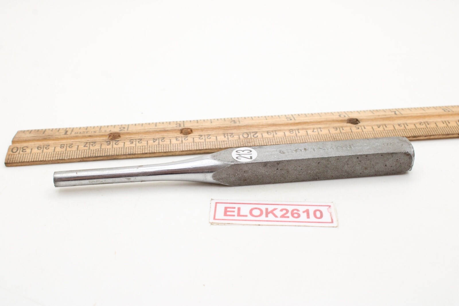 Craftsman Circle G Series 1/4″ Pin Punch 5.5″ Long USA