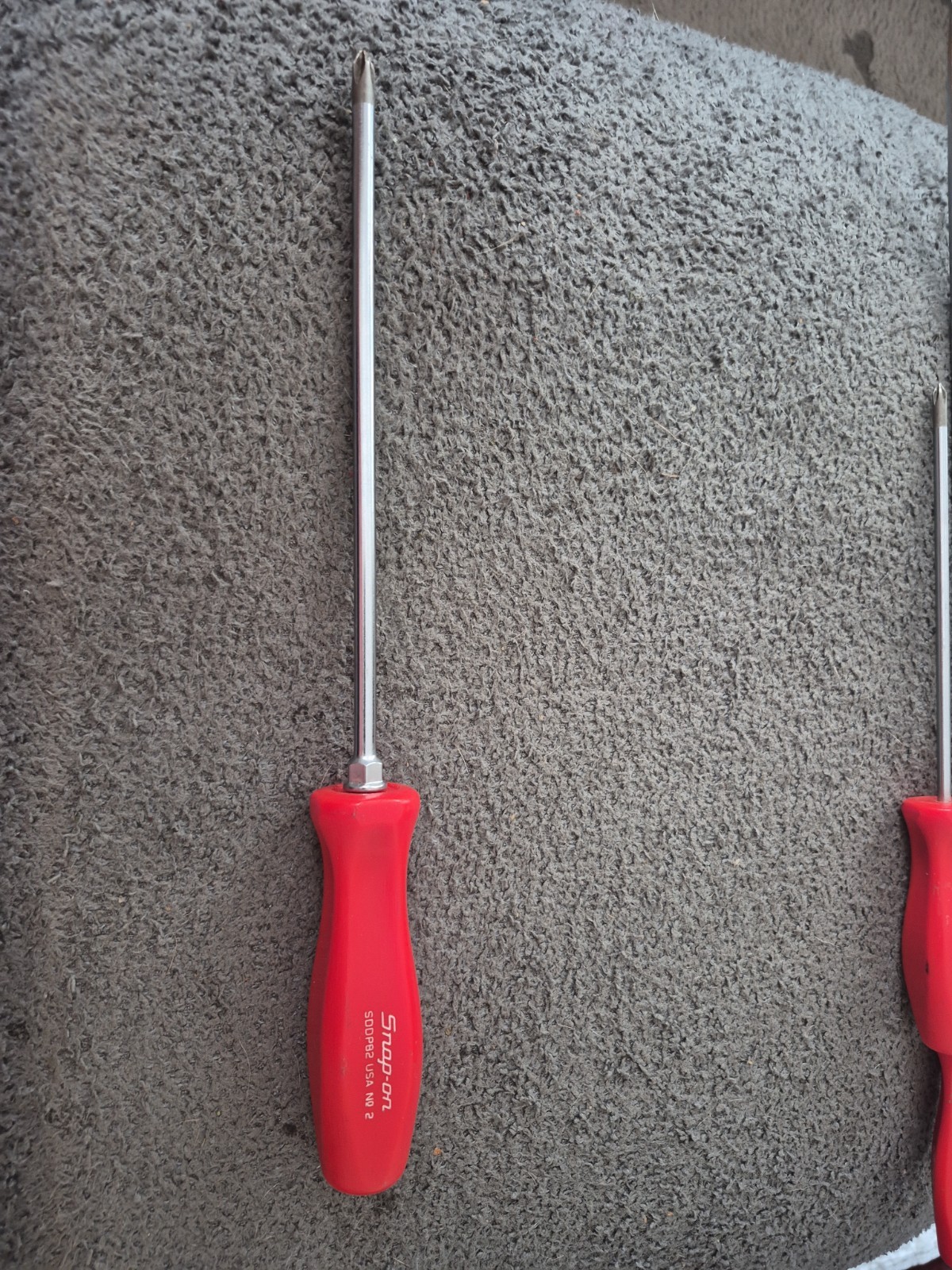 Snap-on Tools SDDP82 No. 2 #2 Phillips Screwdrive Red Hard Handle USA