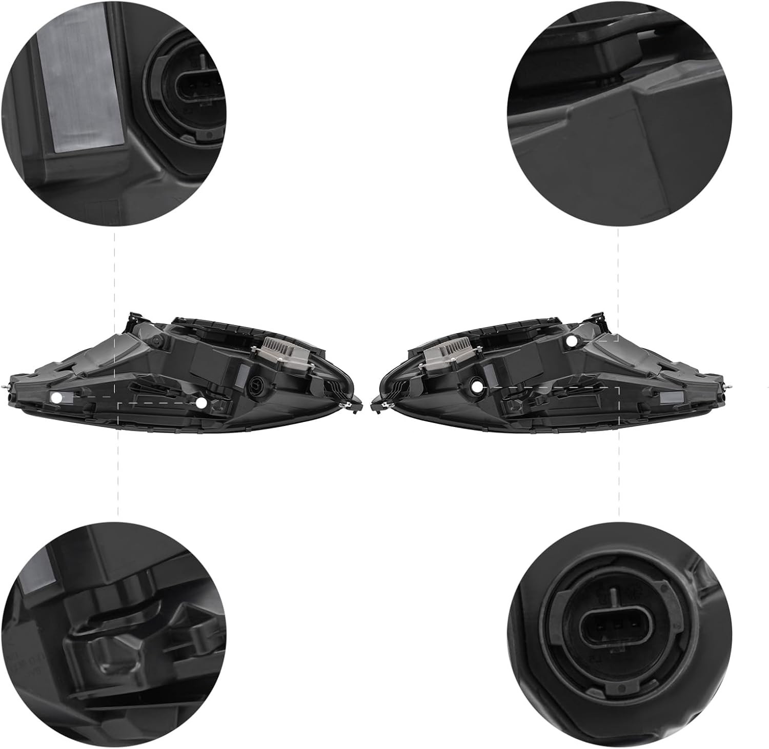 Matrix Front Left & Right Side Headlights For 2021-2023 Tesla Model 3 / Y NEW