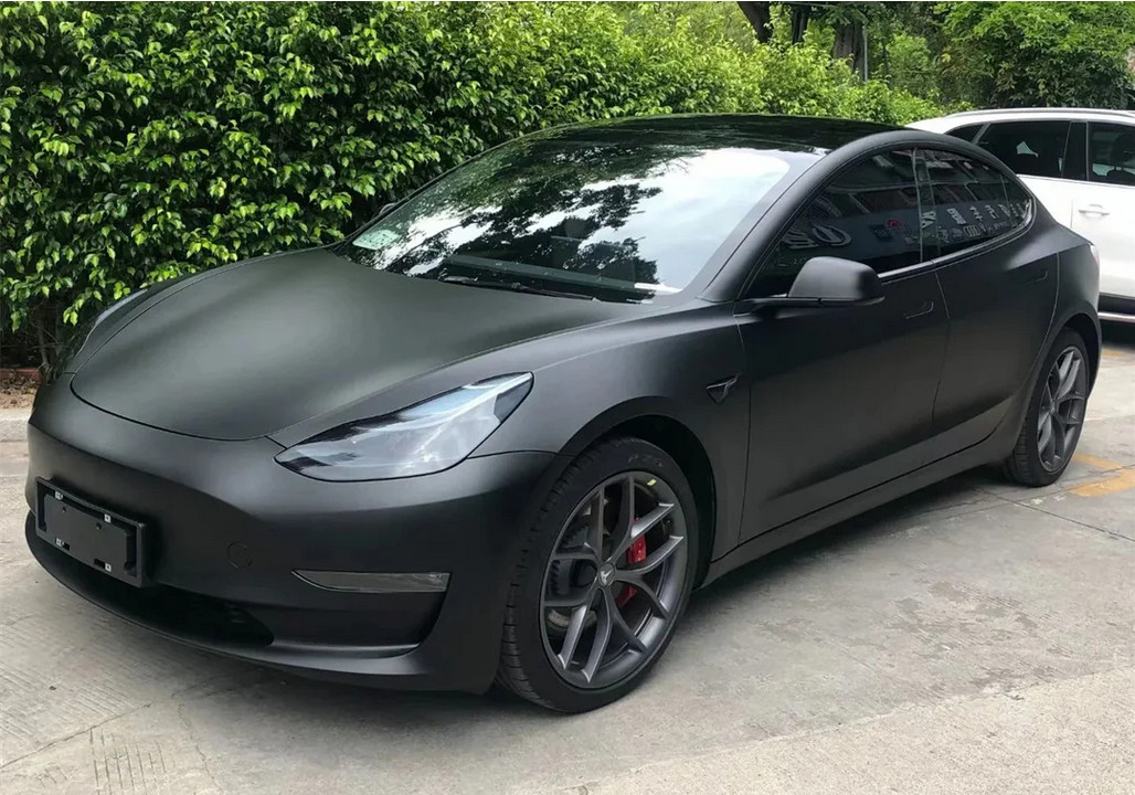 Full Roll 100FT x 5FT Matte Flat Black Vinyl Car Wrap Film Sticker Bubble Free