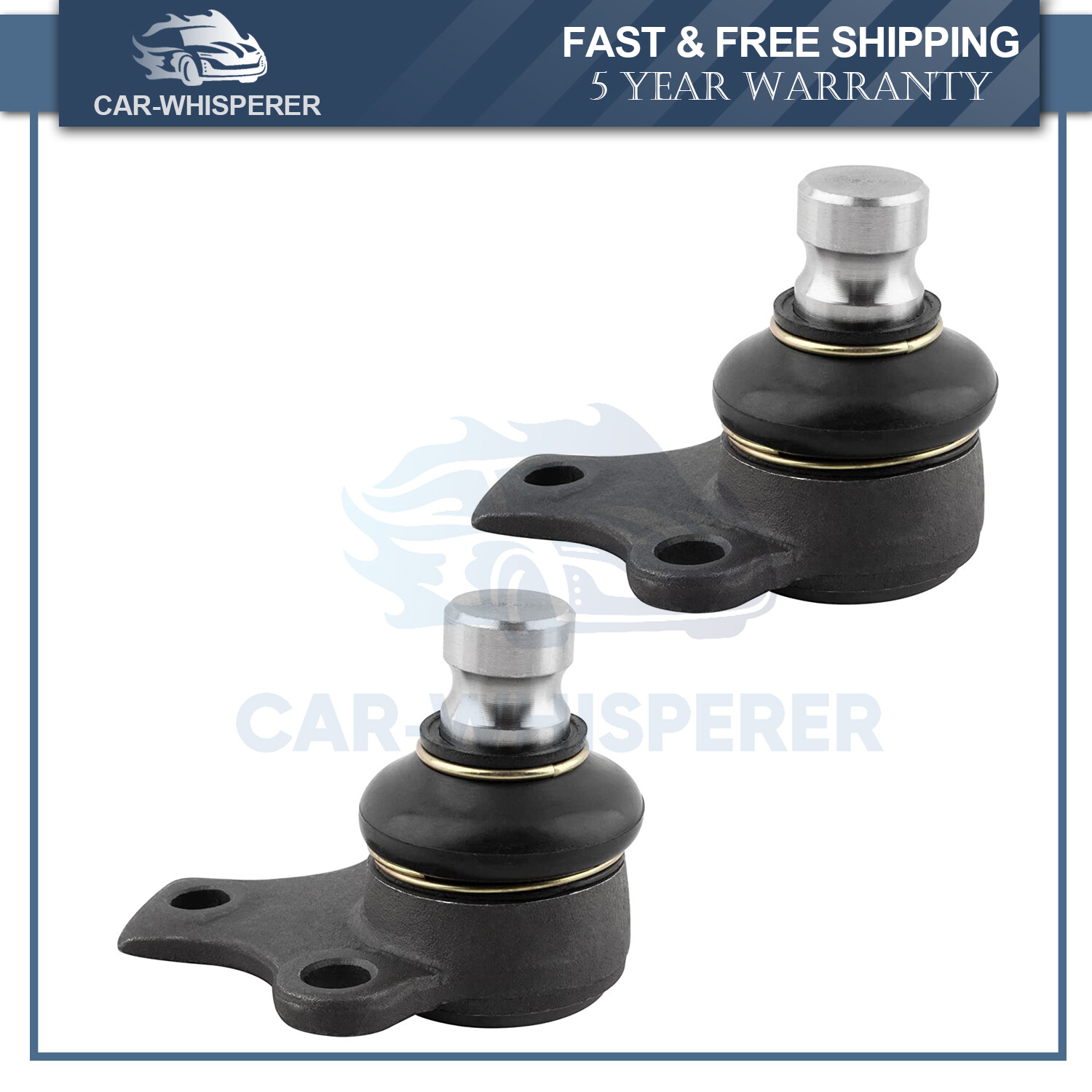 (2) Carquest K9603 Front Lower Ball Joints – Made By Moog, NO HARDWARE, AS SHOWN