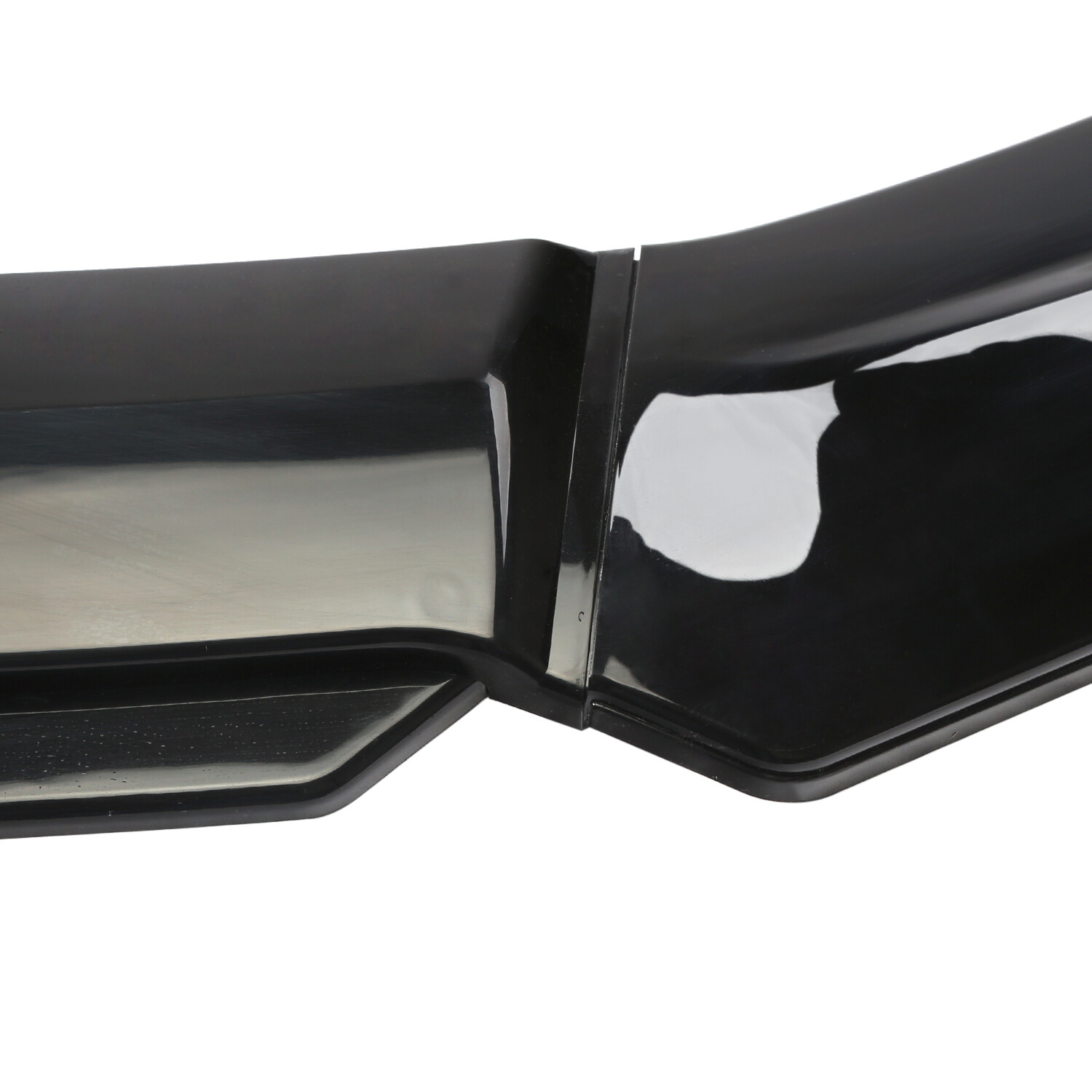 Gloss Black Front Bumper Lip Splitter Spoiler Strut Rods For Mercedes