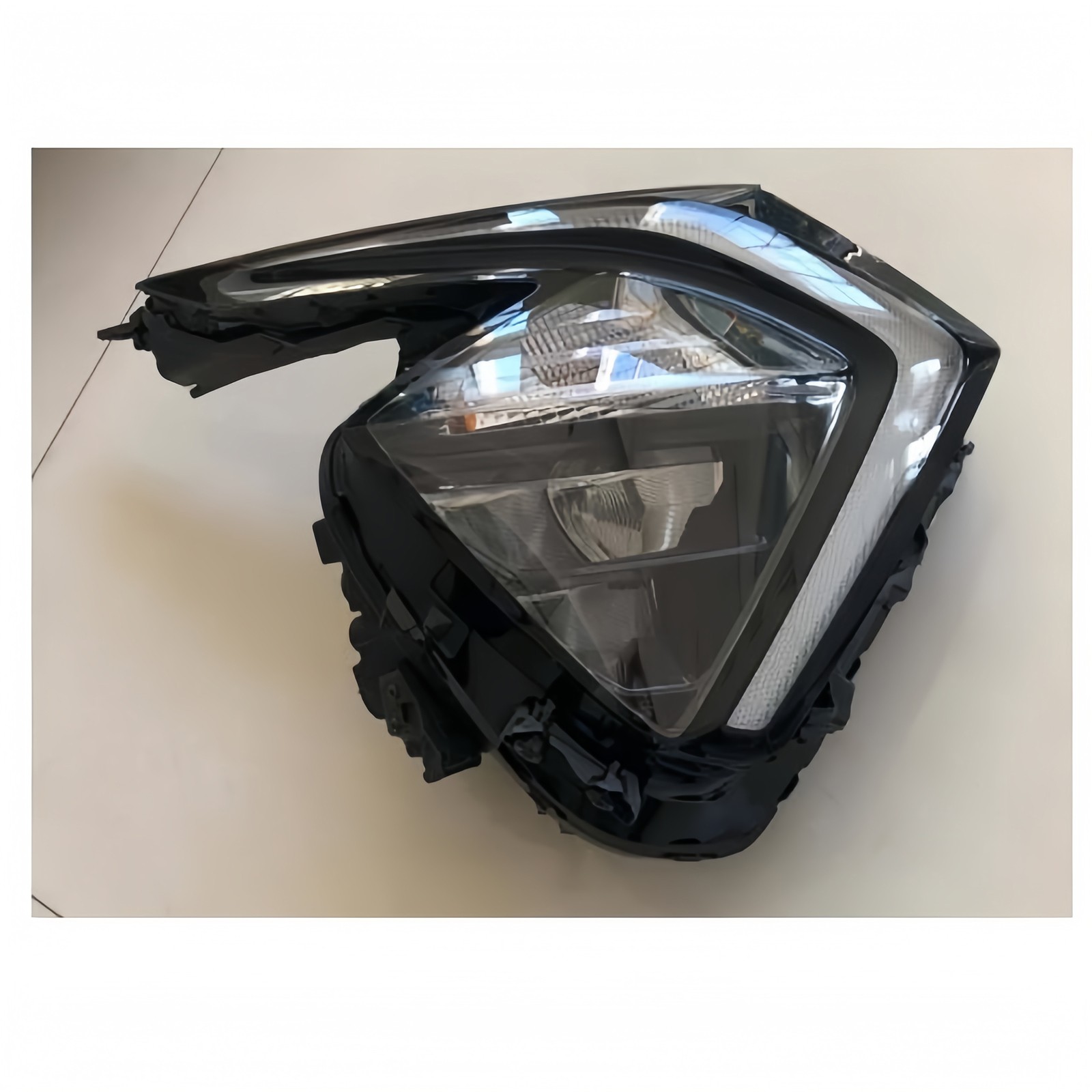 Pair Headlights For 2007-2013 GMC Sierra 1500 2500HD 3500HD Black Lamps Clear