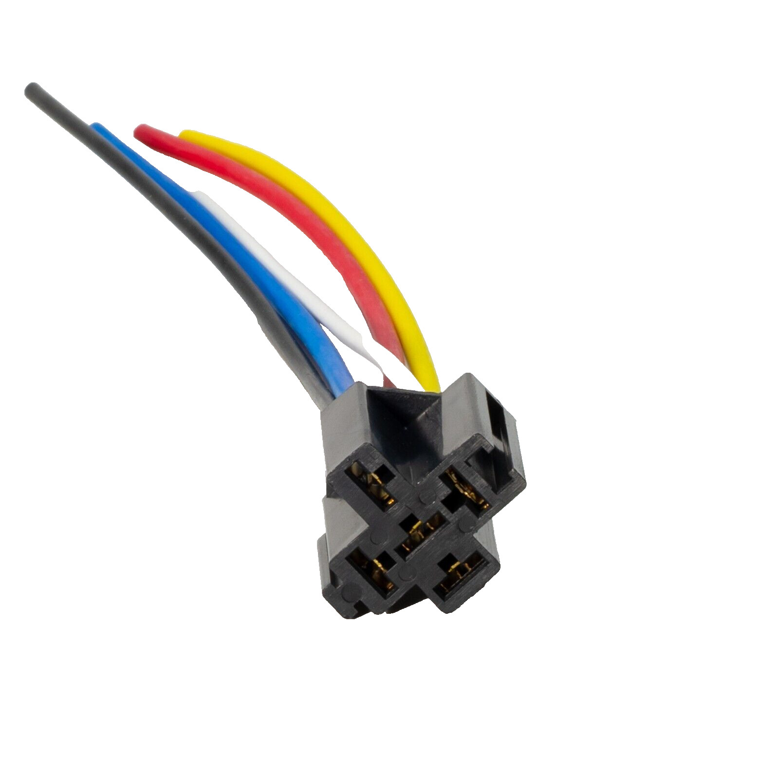 QTY1 SOCKET FOR 12V DC 30/40A 5PIN RELAY