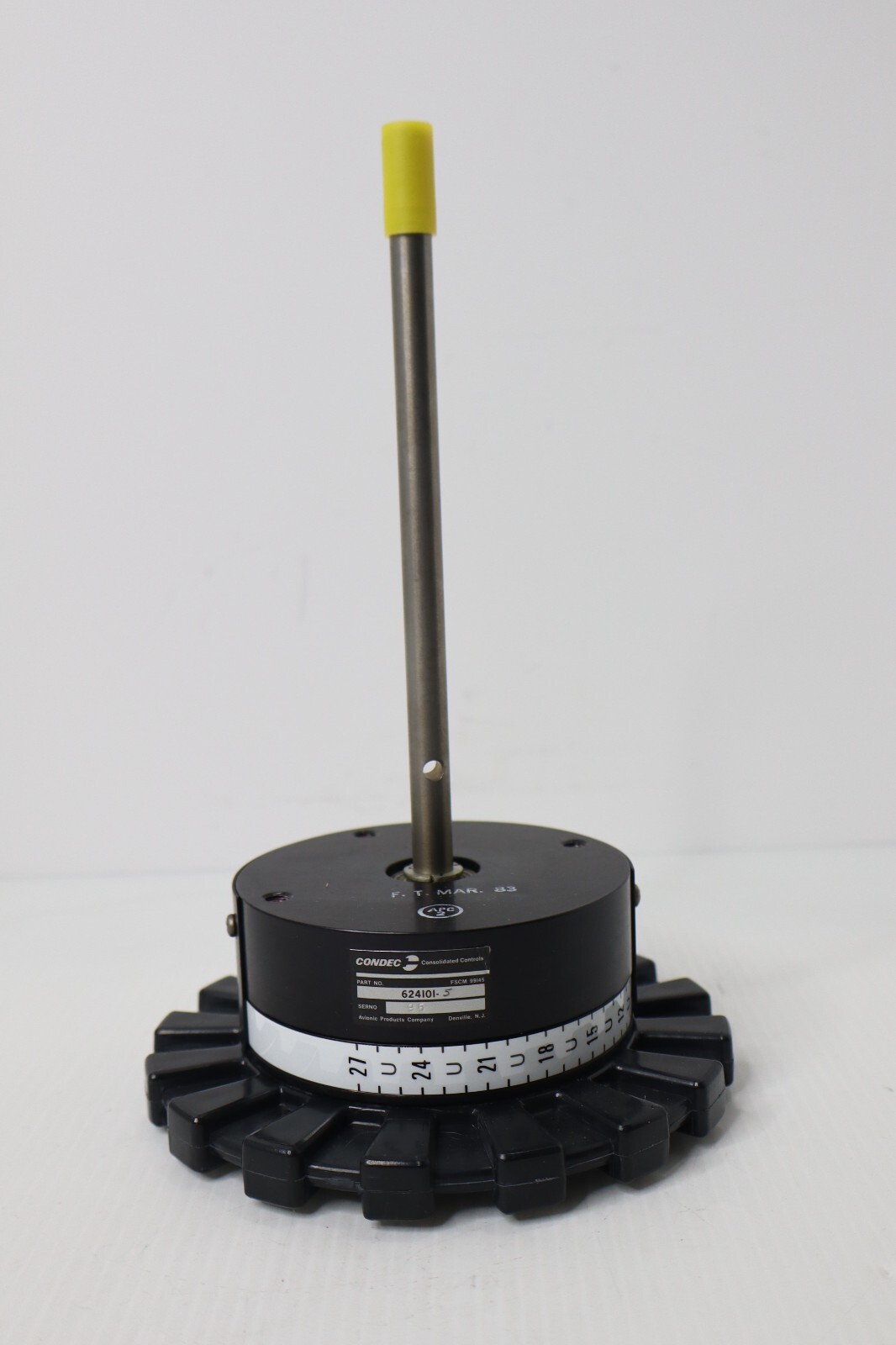 Condec Consolidated Controls 624101-5 Trim Control Wheel (NEW)