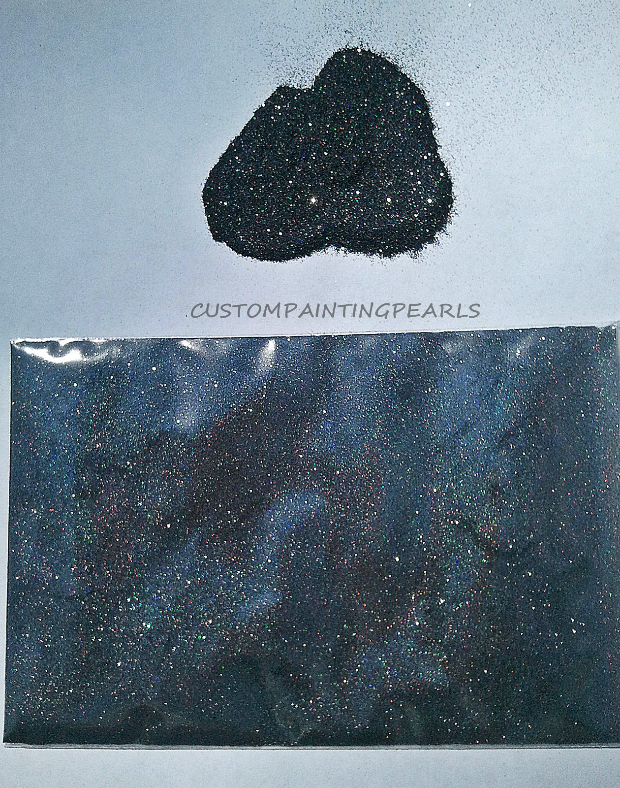 Black Halo Holographic Flake House of Kolors HVLP air gun air brush HOK Paint