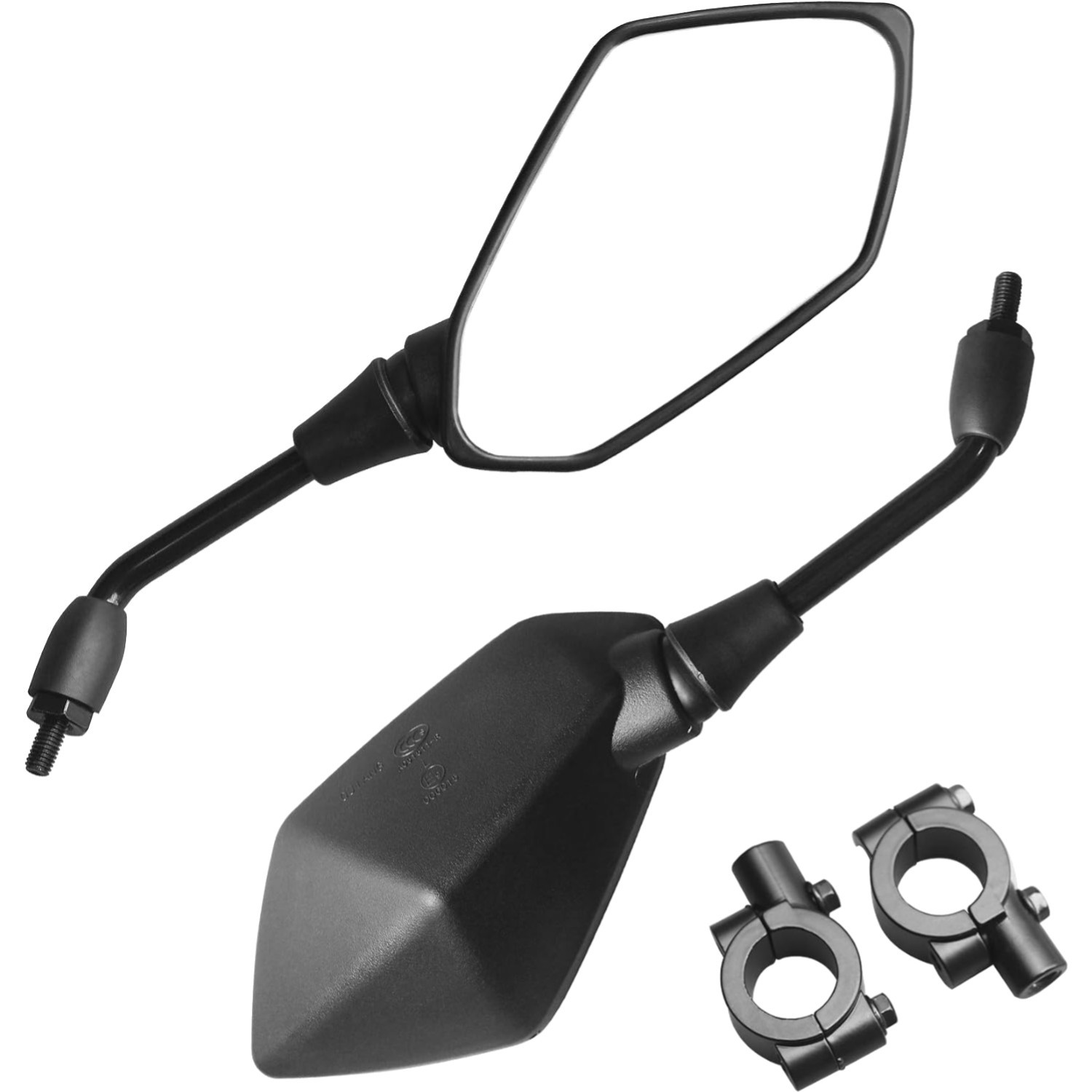 360-Degree Adjustable Convex Motorcycle Mirror – Universal Fit & Safe Riding