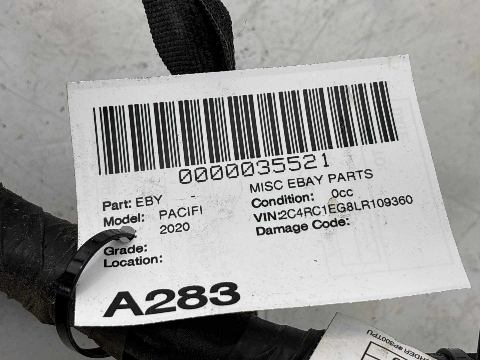2020 Chrysler Pacifica 3.6L Engine Wire Wiring Harness OEM