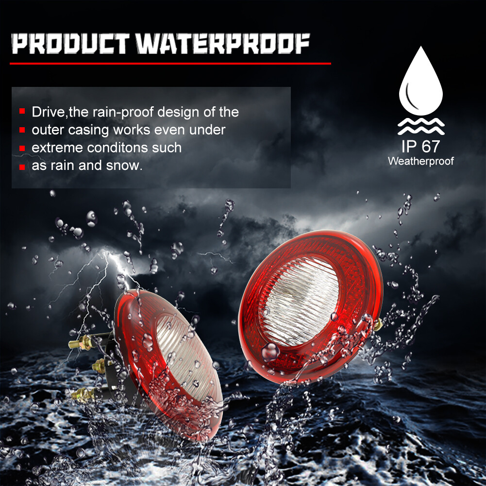 OE-Style Red Rear Tail Light Set For 2006-2011 Chevrolet HHR GM2800195 GM2801195