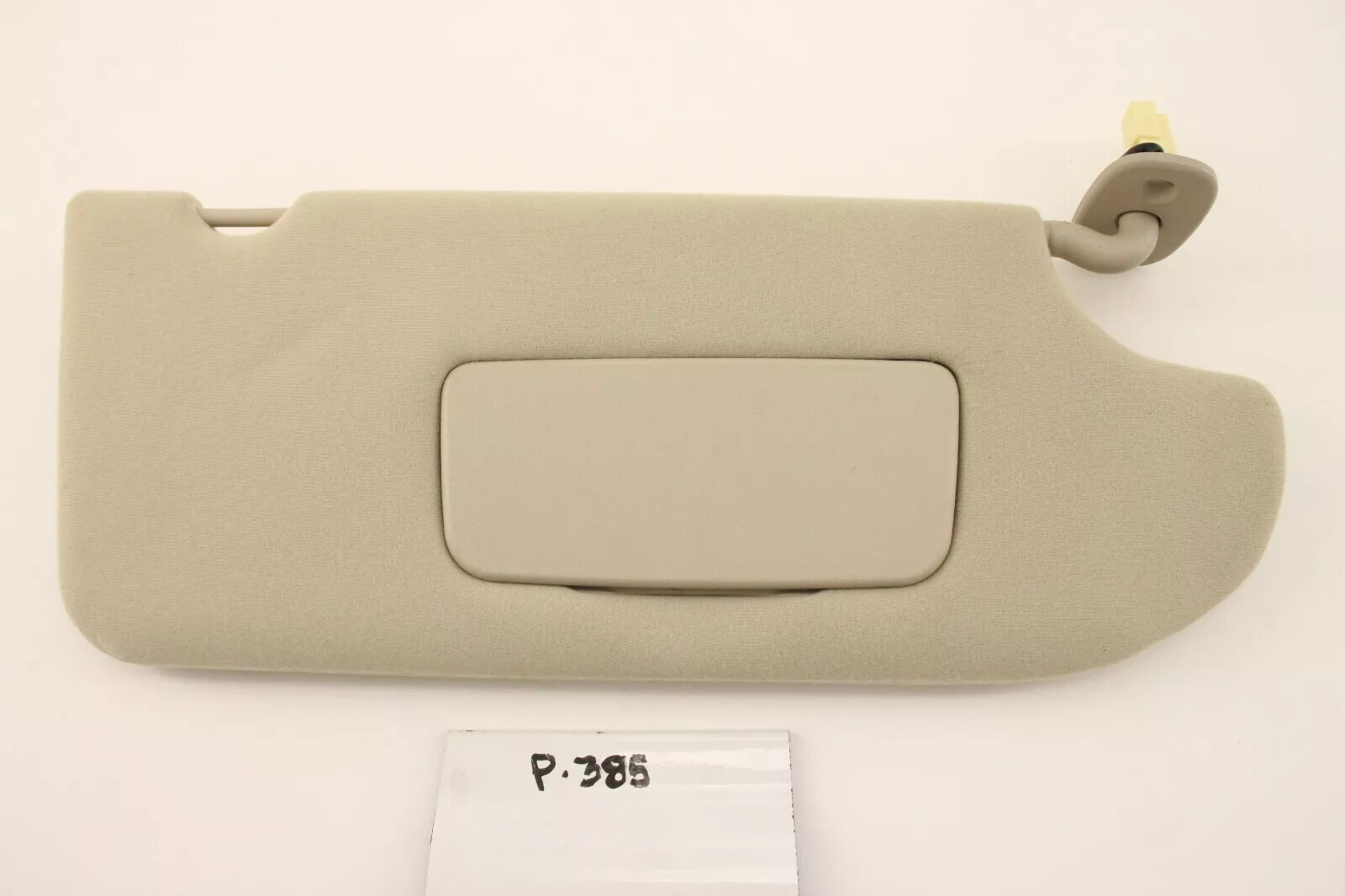 New OEM Genuine Sun Visor RH Tan Lighted 2004-2012 Mitsubishi Galant 7620A151HA