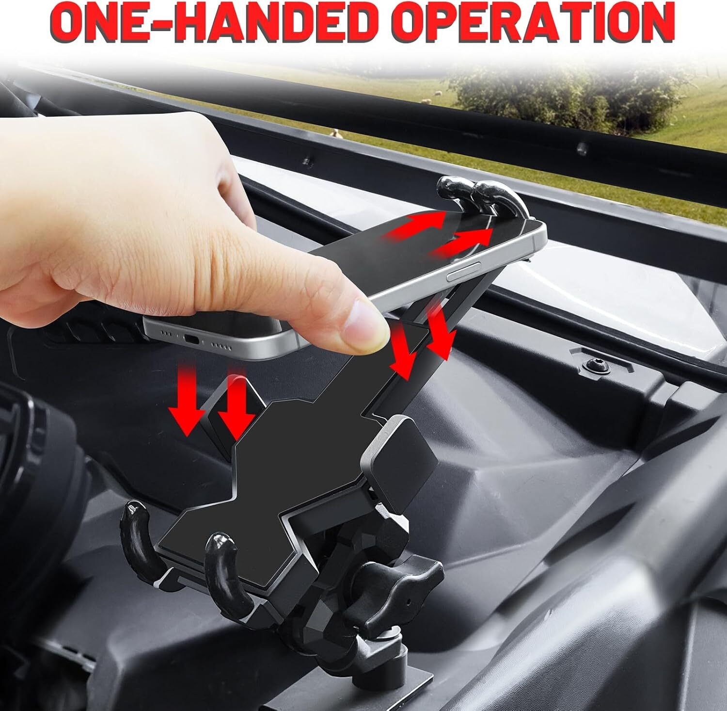 360°Adjustable Dashboard Phone Holder For 2017-2025 Maverick X3/ Maverick X3 Max