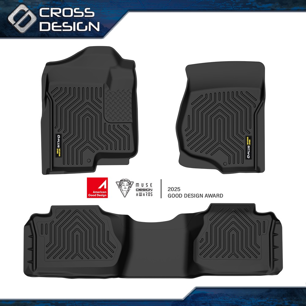 TPE All Weather Floor Mats fits 07-13 Chevy Silverado /GMC Sierra Extended Cab