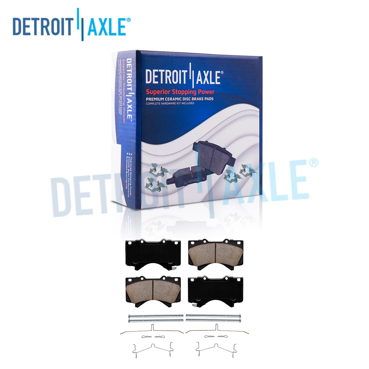 Front Ceramic Brake Pads for 2008-2021 Toyota Tundra Sequoia Land Cruiser LX570