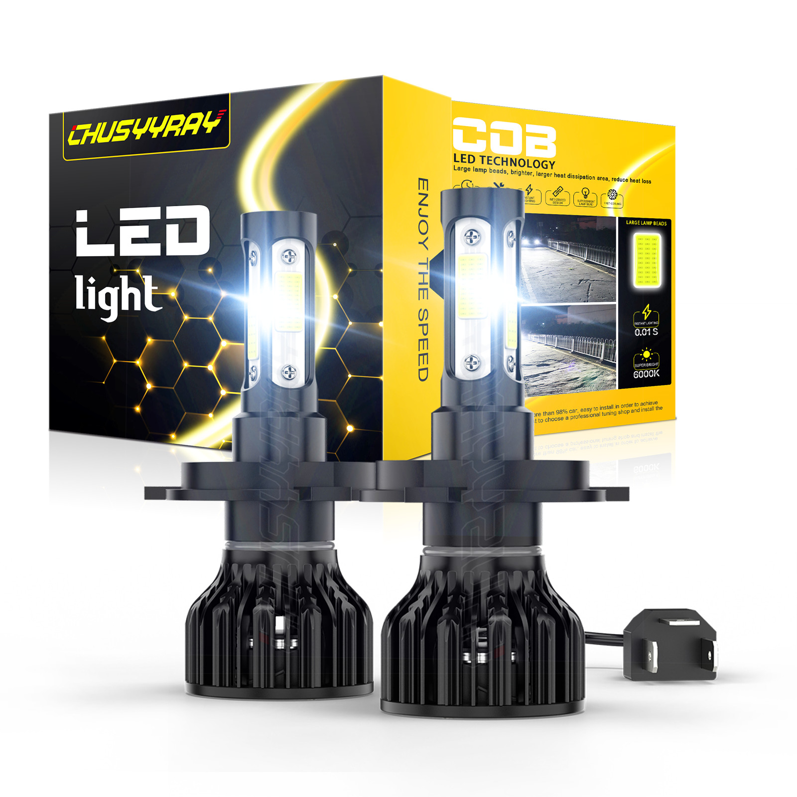 For Can Am Outlander 570 LED Bulbs 2018-2023 2024 Headlight Bulb White ATV Canam