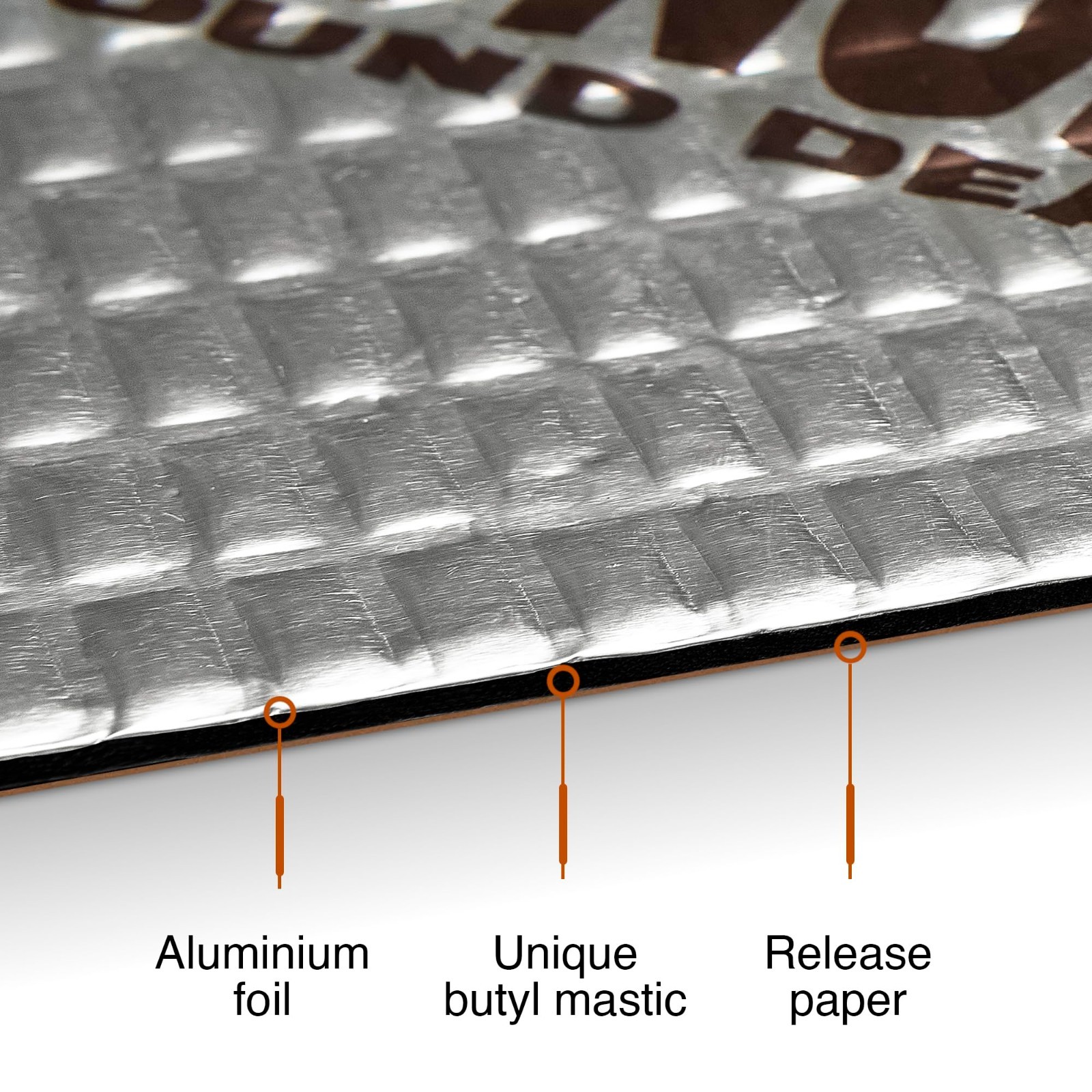 80 Mil Automotive Sound Deadening Mat – Butyl Noise Insulation, 18 SqFt Dampenin