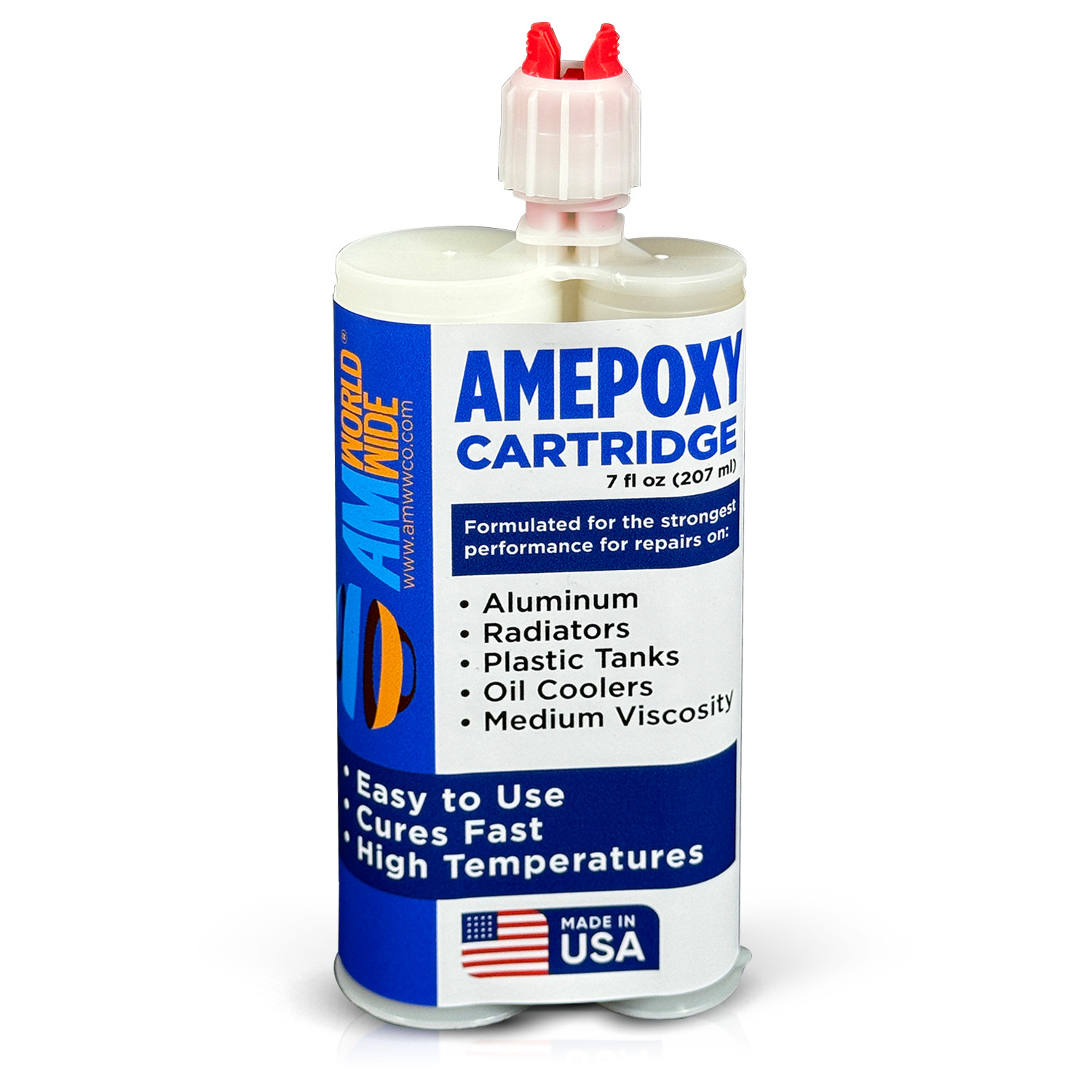 AMEPOXY High-Temperature Aluminum Radiator Repair Epoxy – 7oz Kit Metal Repairs