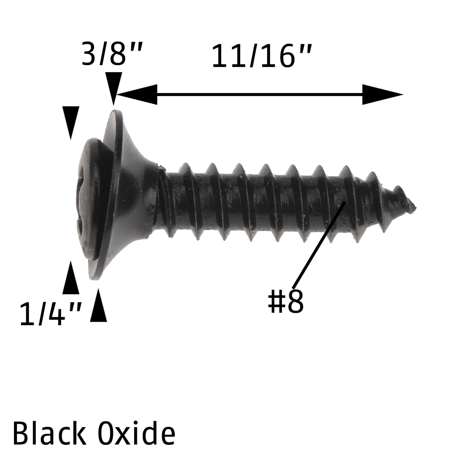 1997-2004 C5 Corvette Headlight Bezel Screw Kit 6pc Black Oxide 11503422