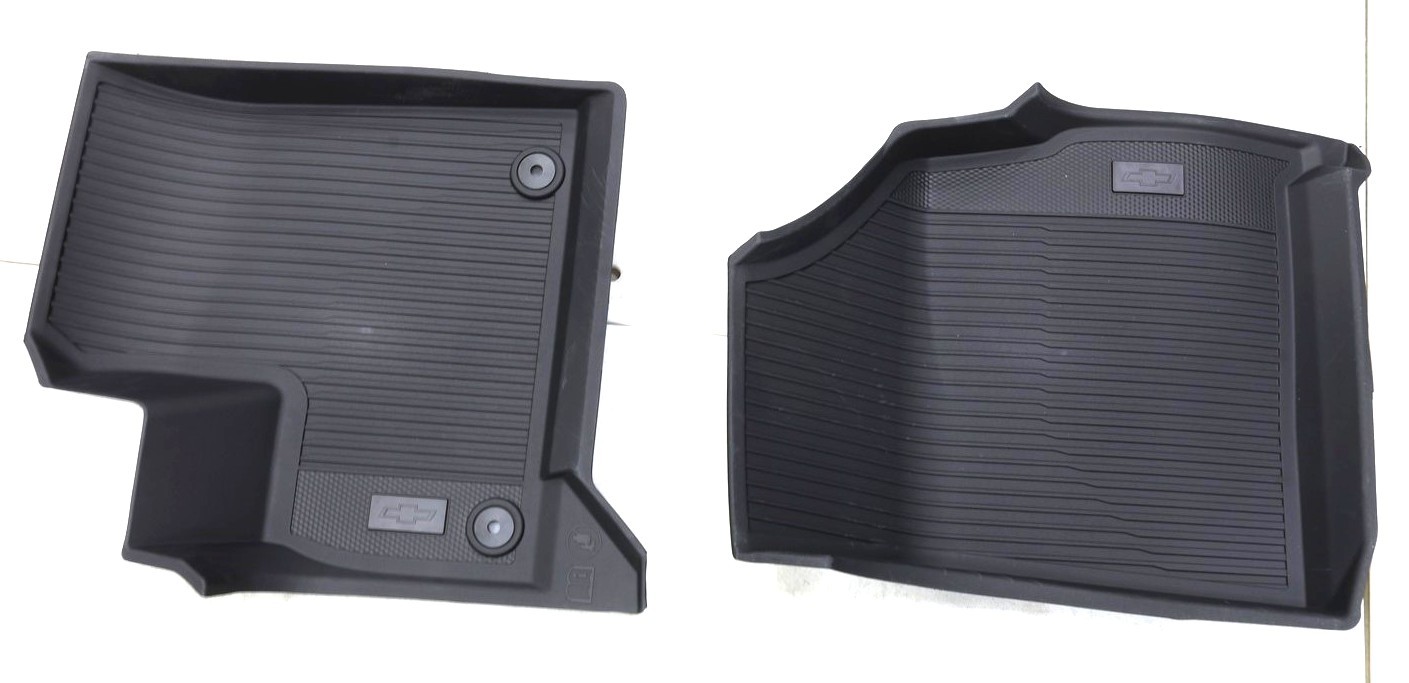 NEW OEM GM Front All Weather Floor Liners Black 84898245 Chevy Traverse 24-25