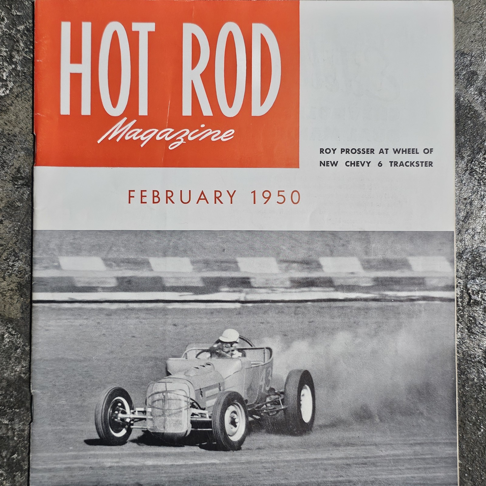 Hot Rod Magazine 1950 vintage 1949 Dry Lakes racing flathead ford scta russetta