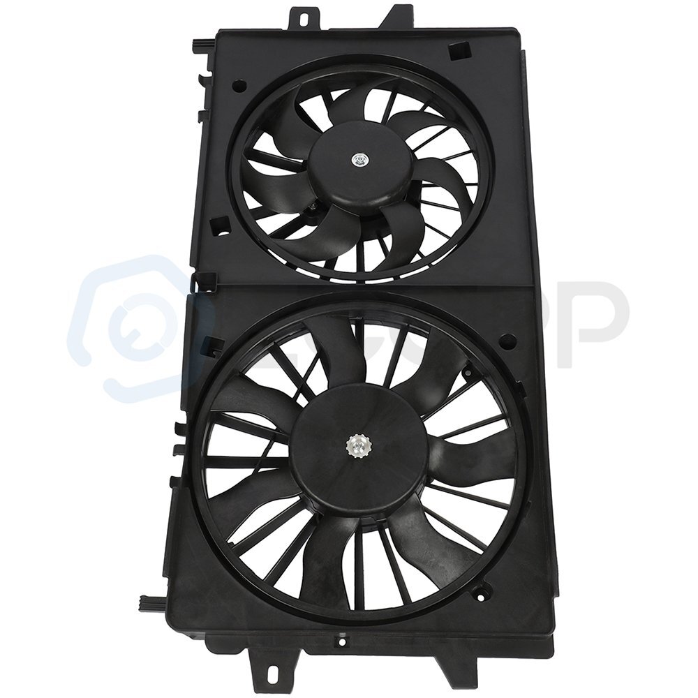 Radiator Condenser Cooling Fan Assembly For 2006 2007 2008-2013 Chevrolet Impala