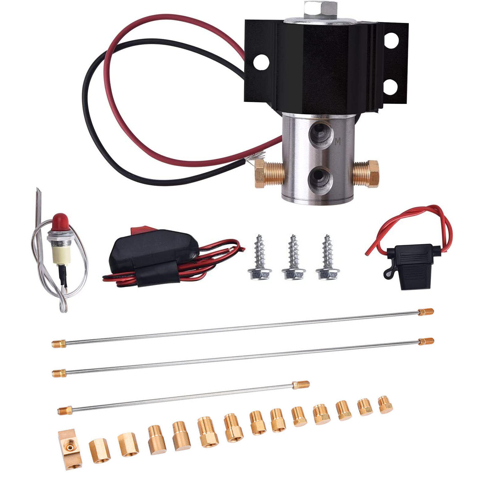 Front Brake Line Lock Kit Heavy Duty Type Roll Control Hill Holder + Fitting kit