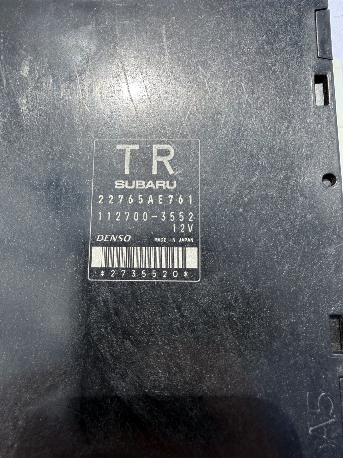 2013 Subaru Impreza 2.0L ECM Engine Computer Control Module PCM ECU 22765AE761